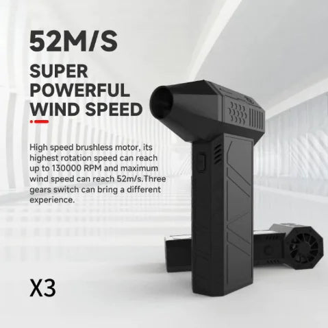 JETDRY MINI Turbo Fan Handheld Outdoor Blower (1 Unit)