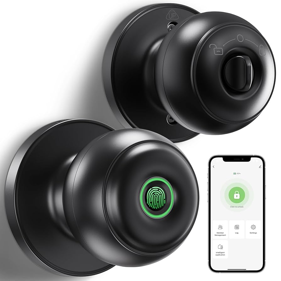 Smart Lock One Hold Open Fingerprint Lock