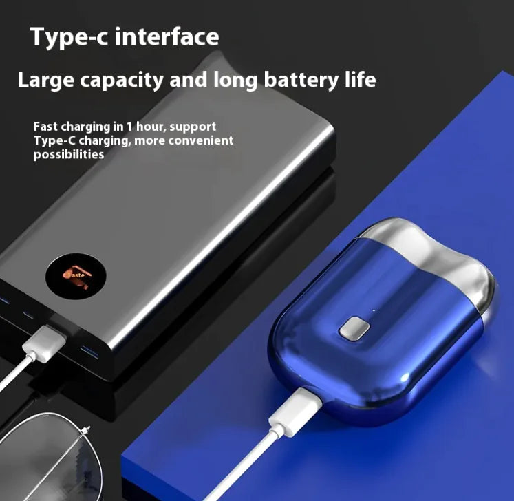 Mini-portable Rechargeable Electric Shaver