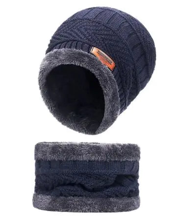 Winter Plush Hat and Scarf Set