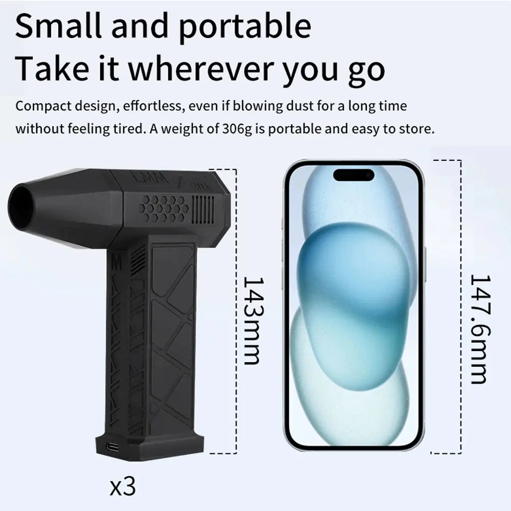 Mini Turbo Violent Fan Dust Blowing Gun