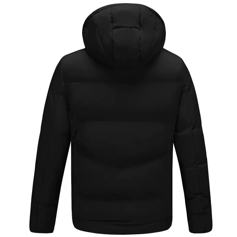 Men's Heated Hoodie Jacket with Carbon Fiber USB