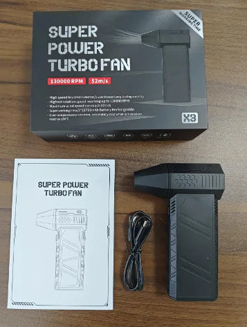 JETDRY MINI Turbo Fan Handheld Outdoor Blower (1 Unit)